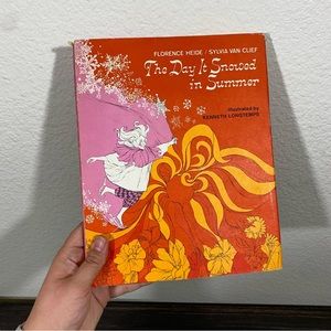 The Day is Snowed in Summer Hard Cover Book by Florence Heide / Sylvia Van Cliff